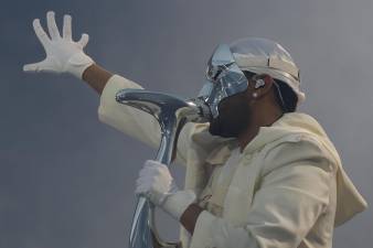 Fotografía de archivo del músico canadiense The Weeknd.