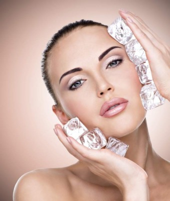 El hielo elimina las impurezas