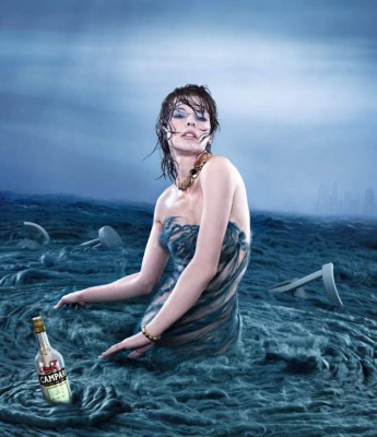 Eva Green en calendario Campari 2015