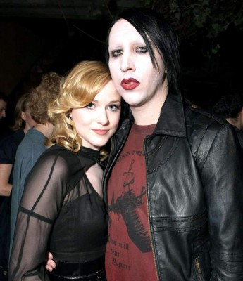 Evan Rachel Wood fue tachada de 'zorra' por salir con Marilyn Manson