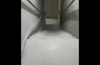 VIDEO: Graban a supuesto fantasma en una construcción de edificio