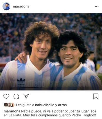 Diego Maradona sorprende a Pedro Troglio con emotivo mensaje por su cumpleaños