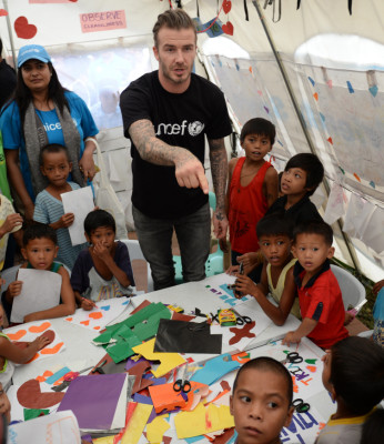 Beckham disfruta ser un padre solidario
