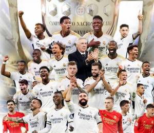 Real Madrid es campeón de Liga Española y conquista su título número 36