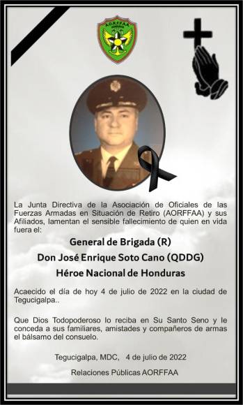 Él era Enrique Soto Cano, aviador en guerra de Honduras y El Salvador (FOTOS)