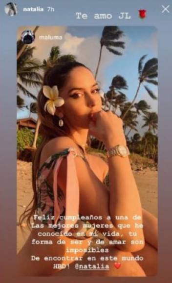 Curiosamente hace unos días <a href='https://www.laprensa.hn/espectaculos/1348919-410/maluma-natalia-barulich-aviva-rumores-reconciliaron' style='color:red;text-decoration:underline' target='_blank'>Maluma dedicó un mensaje a su ex como motivo de su cumpleaños.</a>