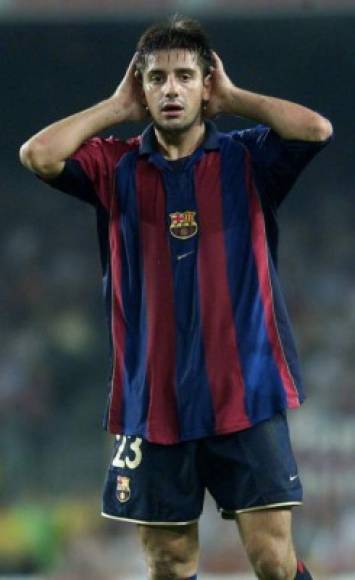 Francesco Coco - El defensa italiano fue fichado por el Barcelona en el mercado de verano de 2001.