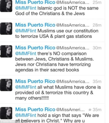 Miss Puerto Rico suspendida por comentarios racistas