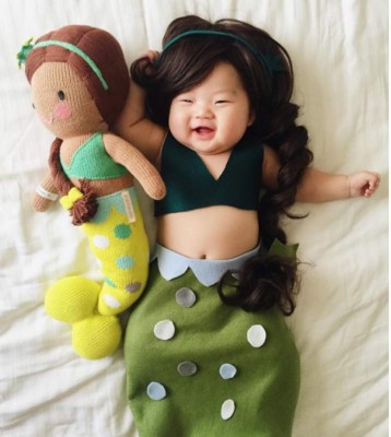 La bebé reina de los disfraces