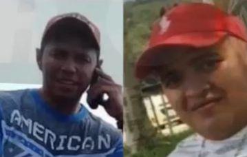 Fotografías en vida de los dos hombres asesinados este domingo 29 de septiembre en Naranjitos, Santa Bárbara.