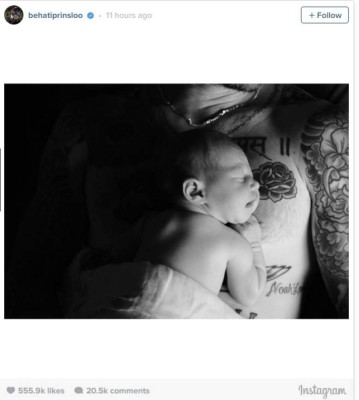 Adam Levine y Behati Prinsloo comparten foto de su hija
