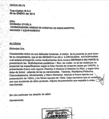 Astropharma intentó vender medicamentos alterados