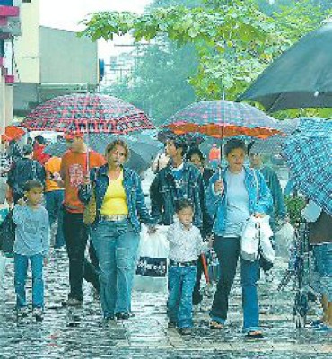En La Esperanza el agua se convirtió en hielo