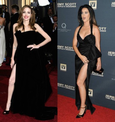 Dos mujeres, un vestido: Angelina Jolie vs Katy Perry