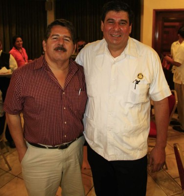 Jorge Bográn y Modesto Fajardo.