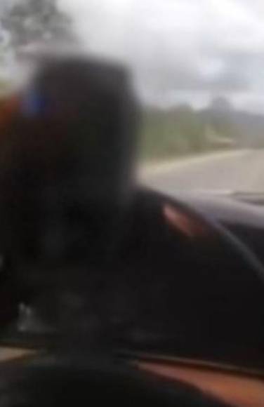 Imagen tomada del vídeo grabado por el taxista.