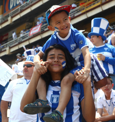 La afición hondureña, puro corazón