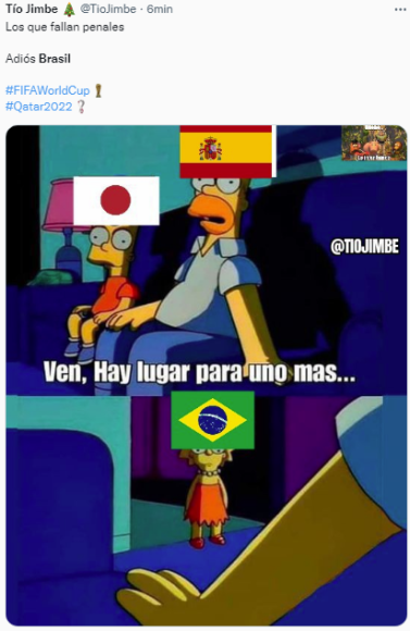 Los memes destrozan a Brasil tras eliminación: “La maldición del gato”