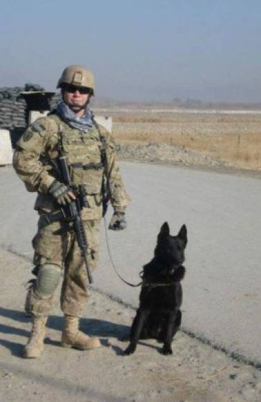 Chris Roybal (28), veterano de la guerra en Afganistán.