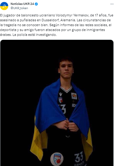 Compañeros, medios ucranianos e internacionales recordaron a Volodímir Yermakov y enviaron sus mensajes de apoyo.