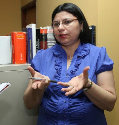 La fiscal Marlene Banegas fue coordinadora regional del Ministerio Público.