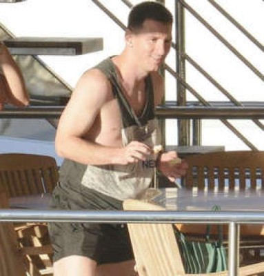 Messi disfruta de sus vacaciones en Italia