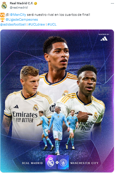 En el Real Madrid reaccionaron al nuevo duelo ante el Manchester City.