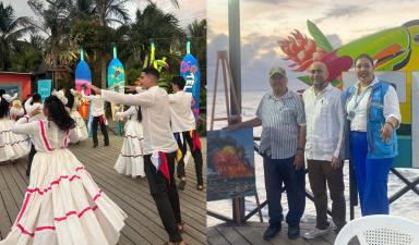 El evento cultural expuso diferentes exposiciones artísticas, como danza y literatura.