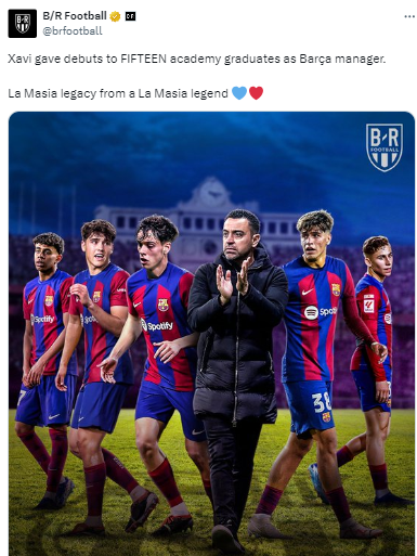 Algunos destacaron a los jóvenes futbolistas que debutaron con el Barcelona con Xavi al mando.