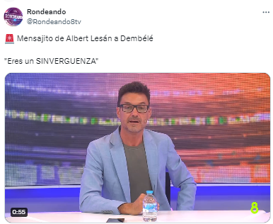 “Eres un SINVERGÜENZA”, Alberth Lesan dijo el periodista catalán en su programa.
