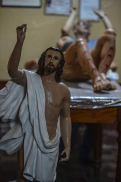 Figura de Jesucristo. Foto: AFP