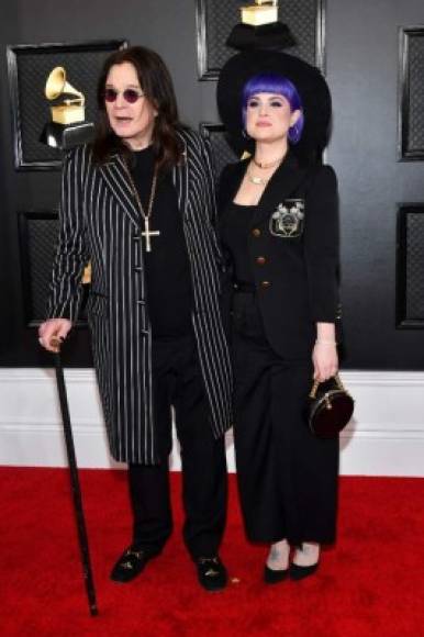 El rockero Ozzy Osbourne y su hija, Kelly Osbourne.