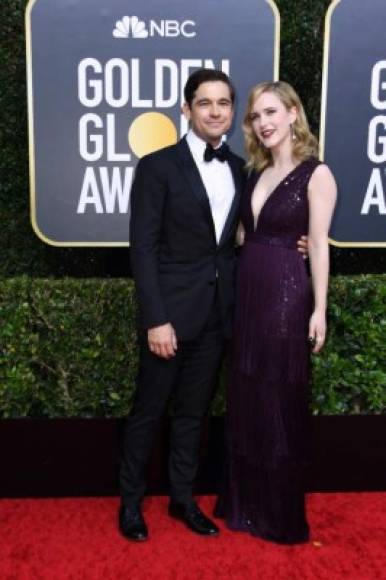 La actriz Rachel Brosnahan y su esposo el actor Jason Ralph.