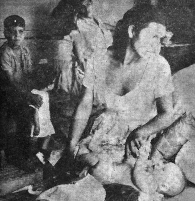 Recuento gráfico de la tragedia bélica