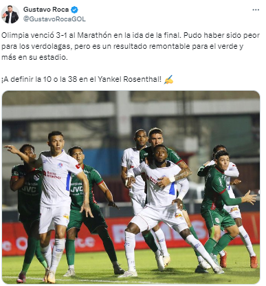 “Pudo haber sido peor para los verdolagas, pero es un resultado remontable para el verde y más en su estadio”, comentó Gustavo Roca de DIEZ.