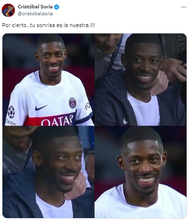 La publicación de Cristóbal Soria de El Chiringuito.