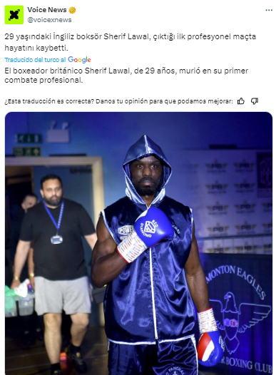 Distintos medios han reaccionado a la nota que ha generado conmoción en el mundo del boxeo.
