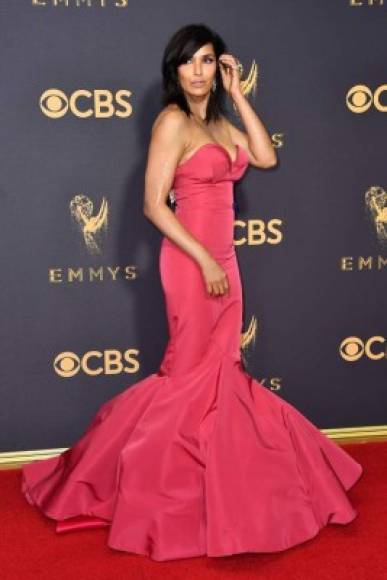 LOS ANGELES, CA - SEPTEMBER 17: TV personality Padma Lakshmi attends the 69th Annual Primetime Emmy Awards at Microsoft Theater on September 17, 2017 in Los Angeles, California. Frazer Harrison/Getty Images/AFP
