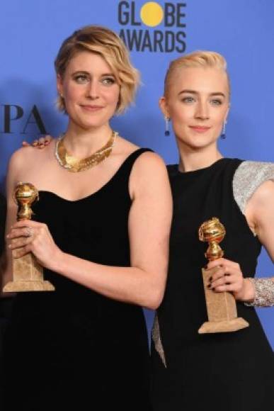 'Lady bird' se llevó los premios a mejor Película - Comedia o Musical y Mejor Actriz Principal - Comedia o Musical (Saoirse Ronan).
