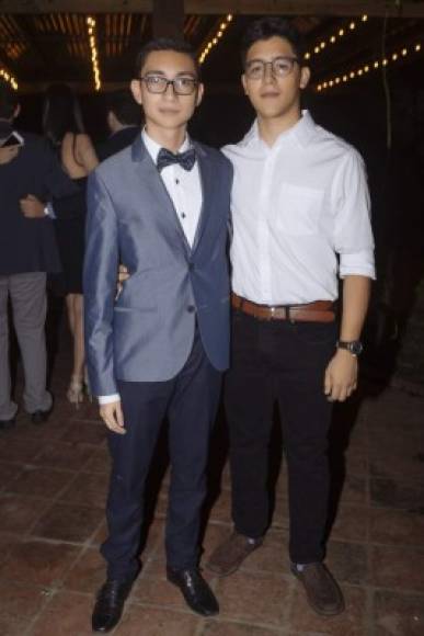 Marlon Cálix y Jovanni Herrera.