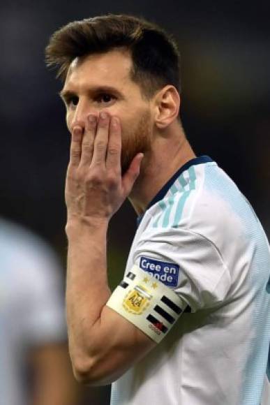 Messi vivió otro fracaso con la albiceleste.