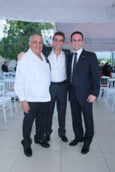 Antonio Handal, Alejandro Larach y Miguel Nasser.