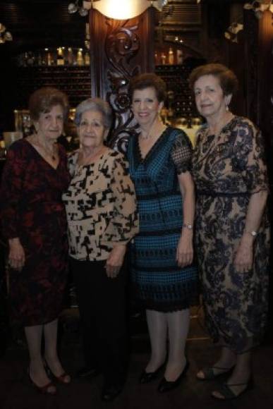 Leyla Chahín, Jeannette Andonie, Soad Ictech y Georgette Sikaffy.