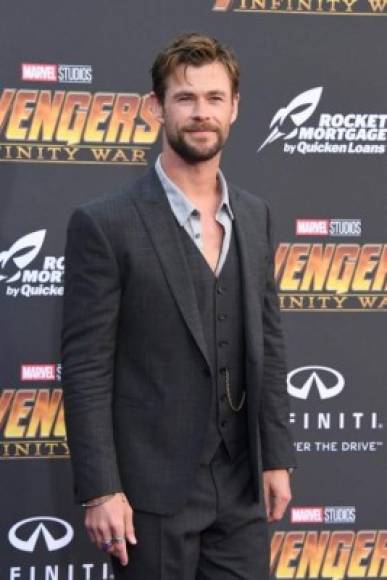 4. Chris Hemsworth <br/>Ganancias - $ 64,5 millones de dólares<br/><br/>Otro de actores de la saga de 'The Avengers' fue el australiano que interpreta a Thor en las cintas de Marvel.