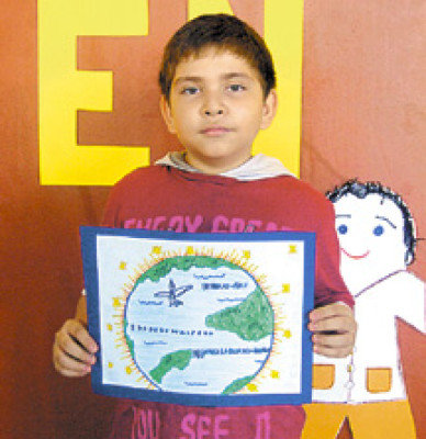 'Los niños queremos vivir felices y en paz”