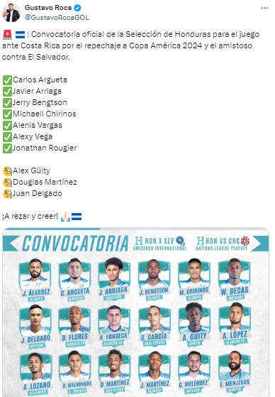 “A rezar y creer”, fue el mensaje de Gustavo Roca, periodista de Diario DIEZ. 