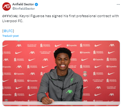 Así opinan las cuentas internacionales sobre el fichaje de Keyrol.