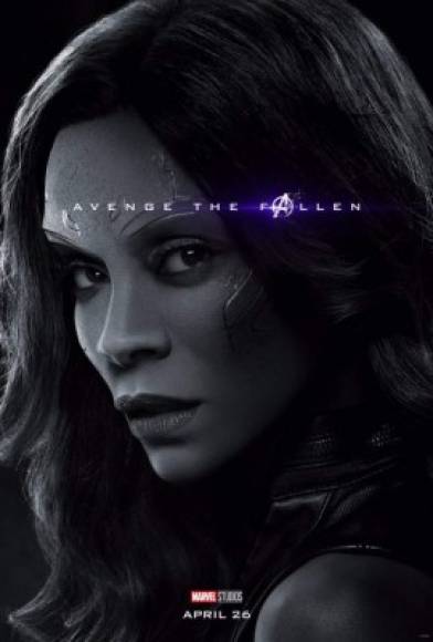 Gamora uno de los caídos Avengers: Infinity War.