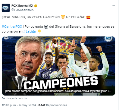 Fox Sports de México.