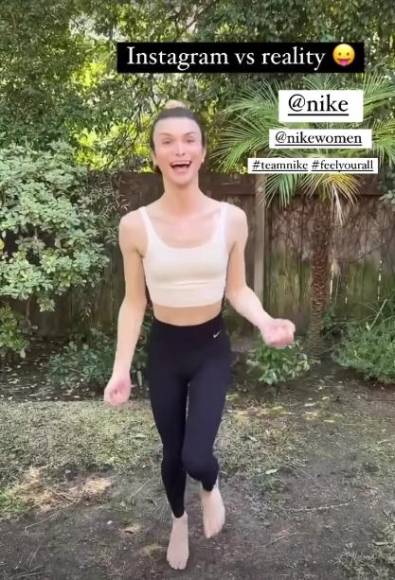 También fue contratado por Nike para promocionar leggins y tops para mujeres, lo que ha causado controversia en EEUU. Las criticas en las redes sociales no se hicieron esperar condenando el hecho de que un “hombre” ocupe el “trabajo de una mujer”. 